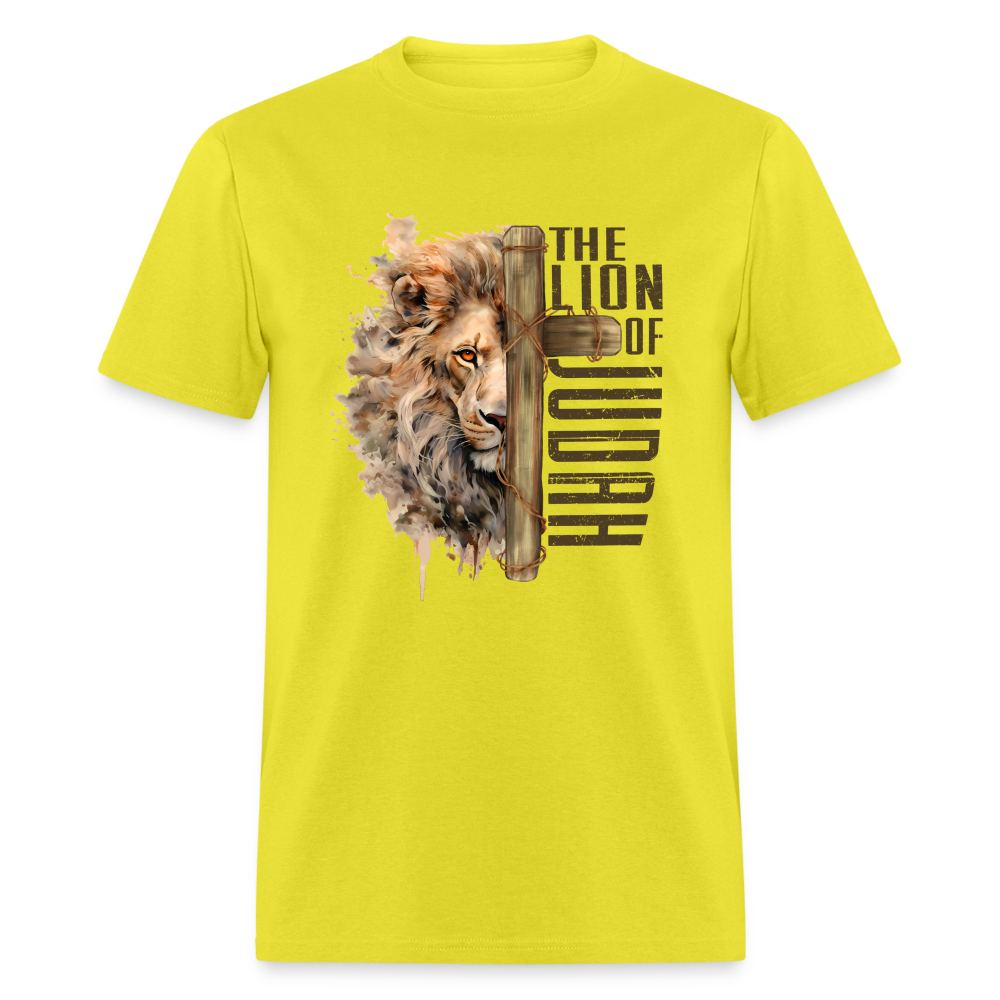 Jesus Lion of Judah T-Shirt - yellow