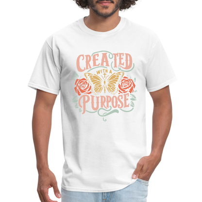 Created with a Purpose T-Shirt - white