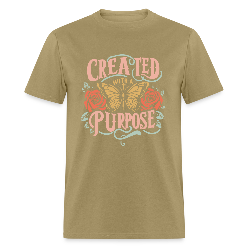 Created with a Purpose T-Shirt - khaki