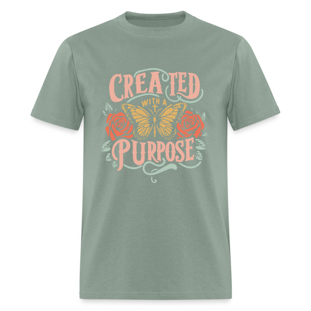 Created with a Purpose T-Shirt - sage