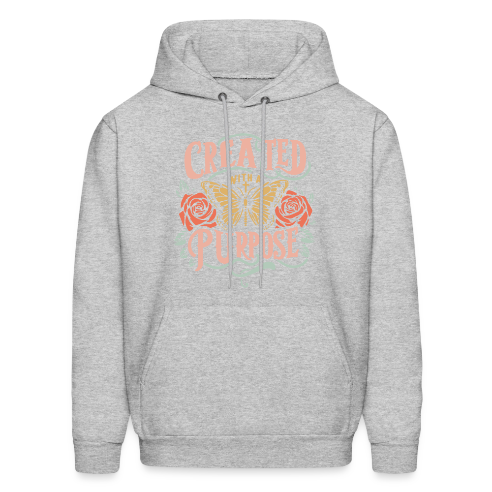 Created with a Purpose Hoodie - heather gray