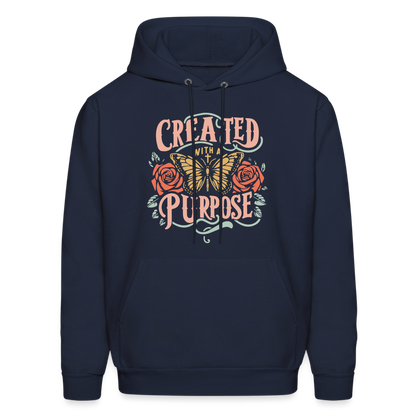 Created with a Purpose Hoodie - navy