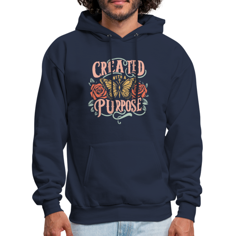 Created with a Purpose Hoodie - navy