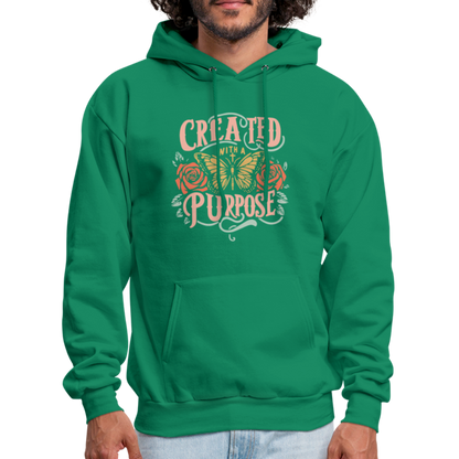 Created with a Purpose Hoodie - kelly green