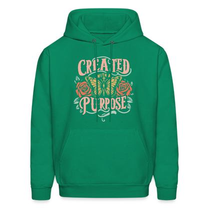 Created with a Purpose Hoodie - kelly green