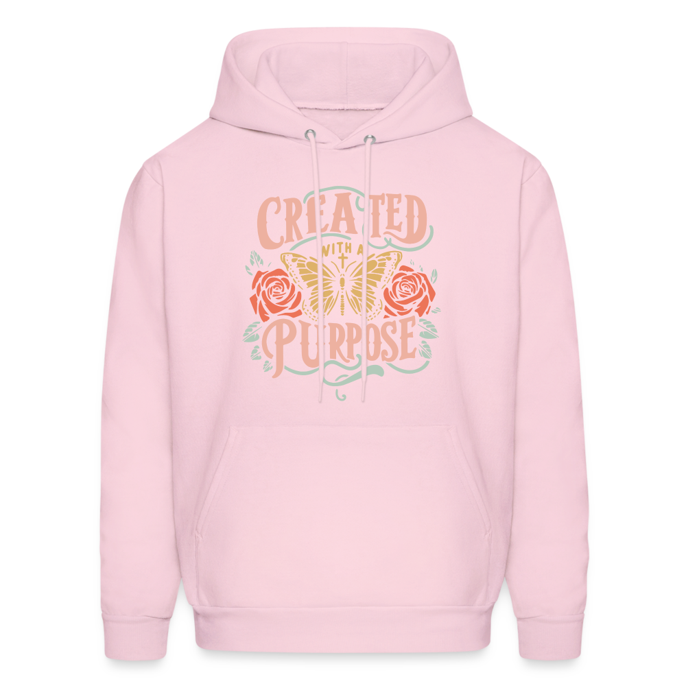 Created with a Purpose Hoodie - pale pink