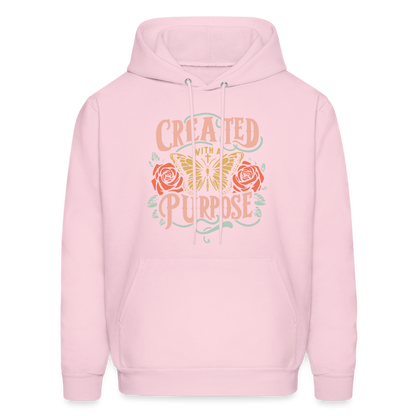 Created with a Purpose Hoodie - pale pink