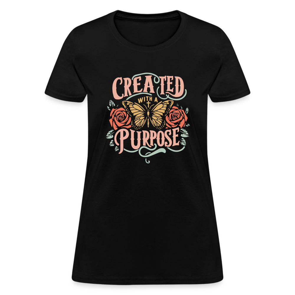 Created with a Purpose Women's T-Shirt - black