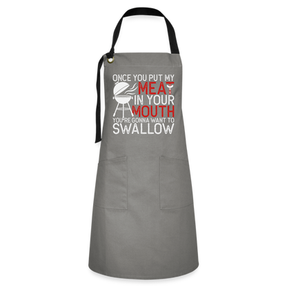 Artisan Apron - gray/black