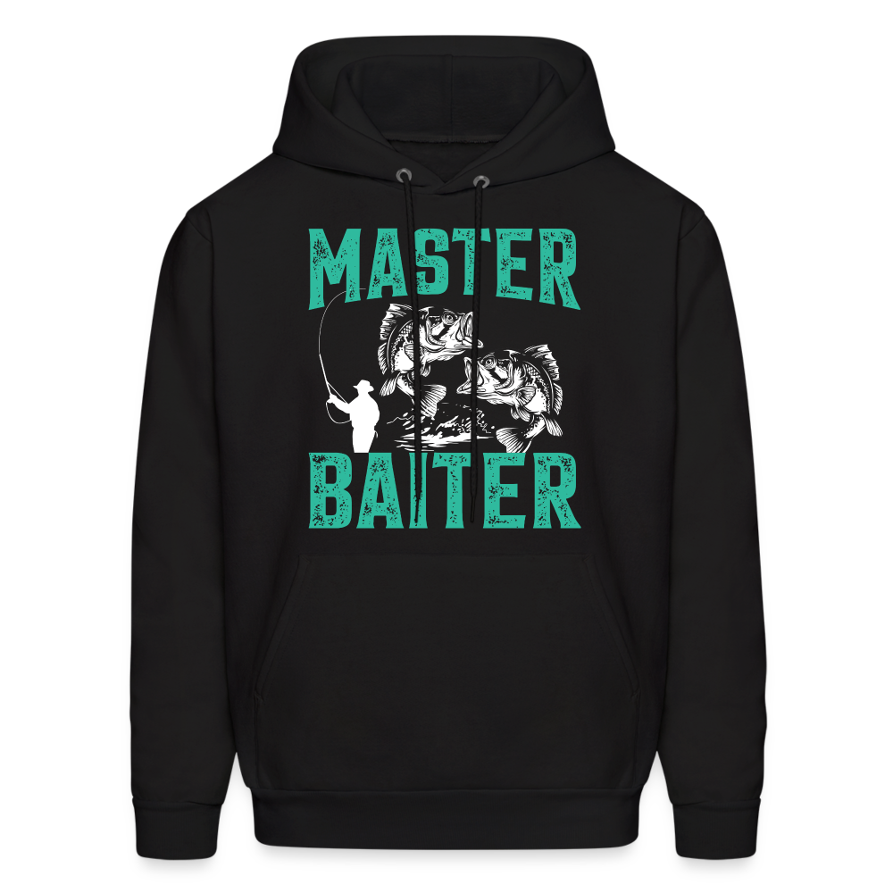 Master Baiter (Fishing Humor) Hoodie - black