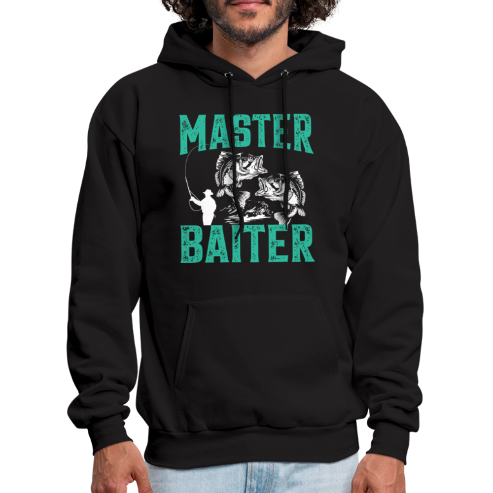 Master Baiter (Fishing Humor) Hoodie - black