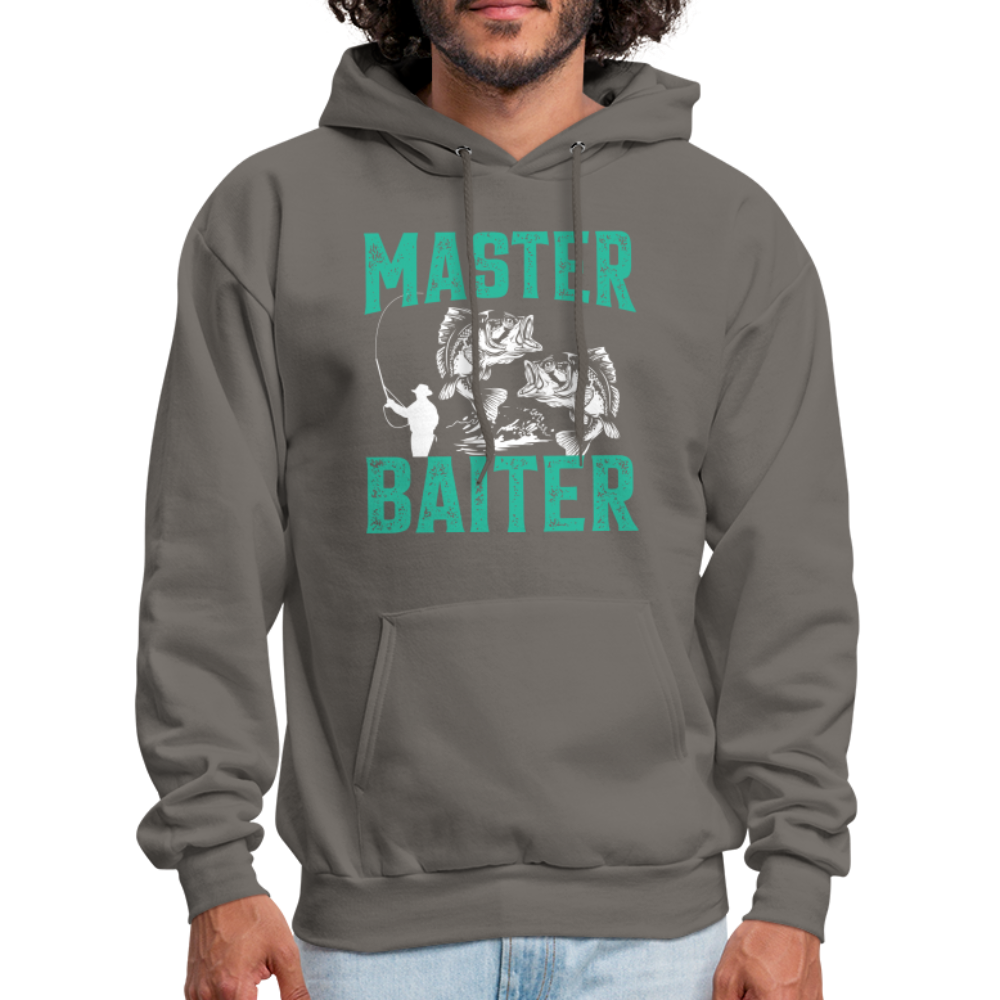 Master Baiter (Fishing Humor) Hoodie - asphalt gray