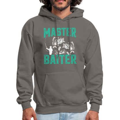 Master Baiter (Fishing Humor) Hoodie - asphalt gray