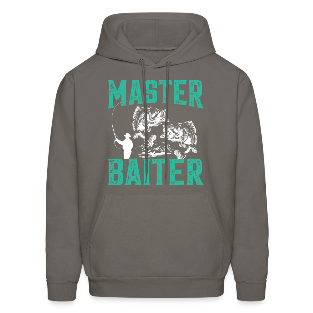 Master Baiter (Fishing Humor) Hoodie - asphalt gray