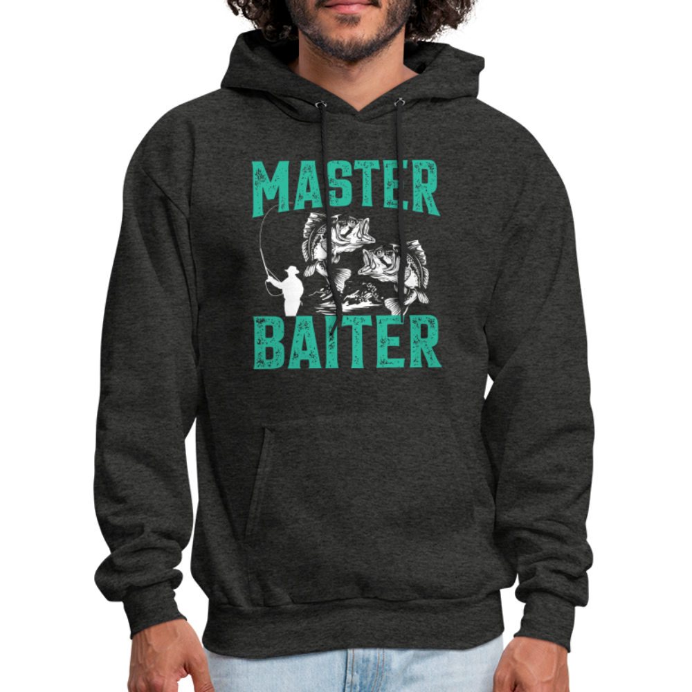 Master Baiter (Fishing Humor) Hoodie - charcoal grey