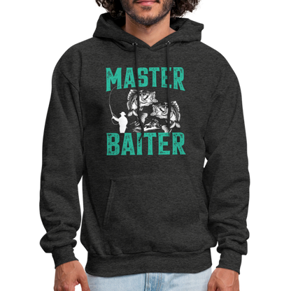 Master Baiter (Fishing Humor) Hoodie - charcoal grey