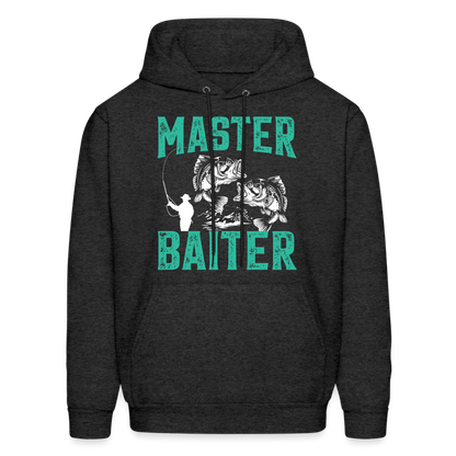 Master Baiter (Fishing Humor) Hoodie - charcoal grey