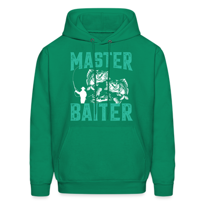 Master Baiter (Fishing Humor) Hoodie - kelly green