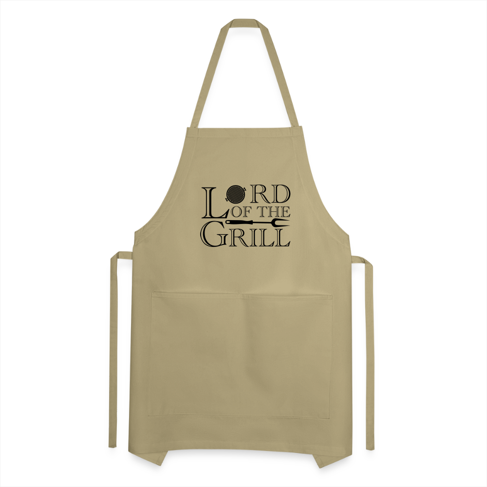 Lord of the Grill Adjustable Apron - khaki