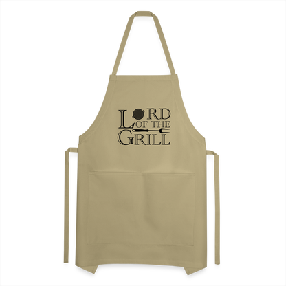 Lord of the Grill Adjustable Apron - khaki