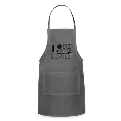 Lord of the Grill Adjustable Apron - charcoal