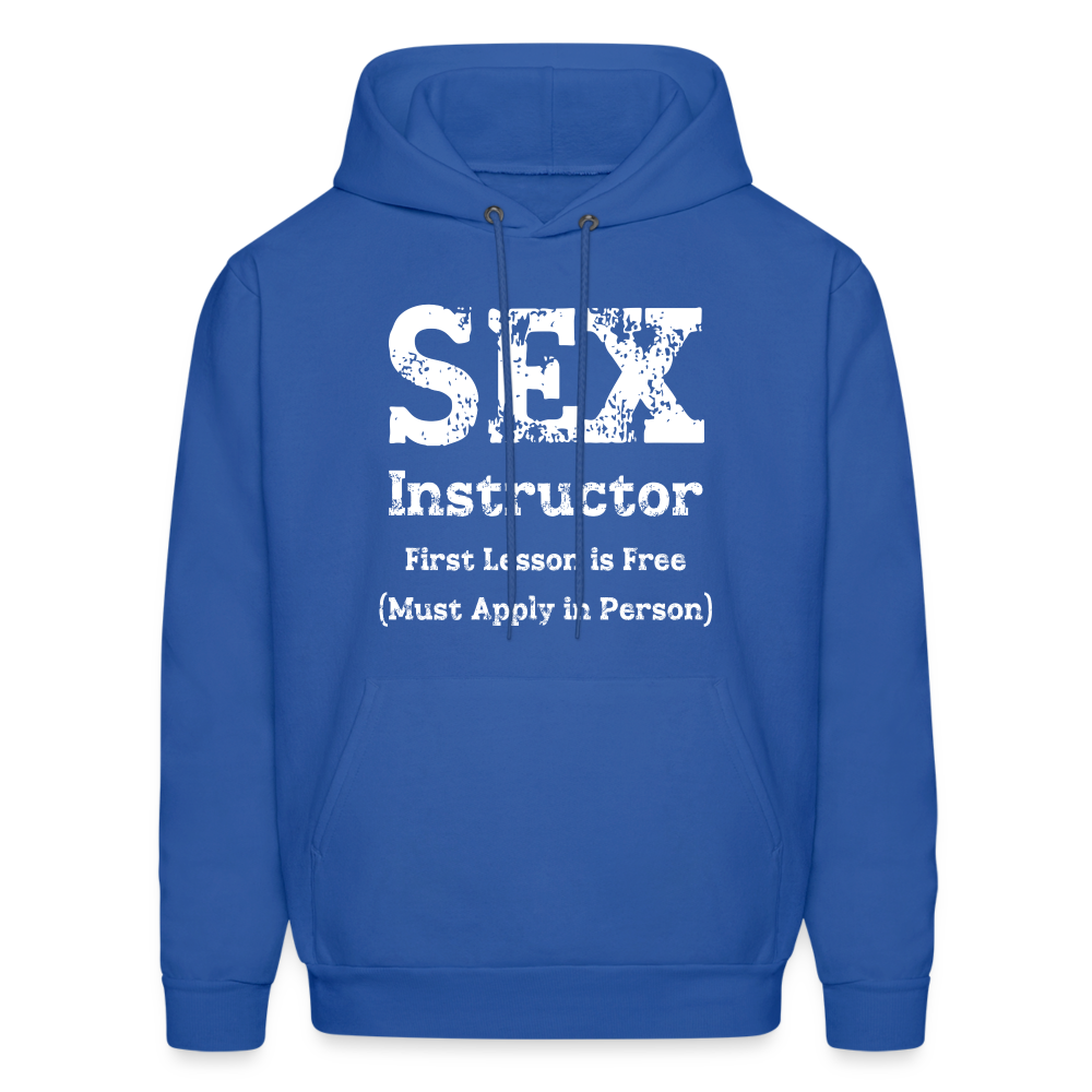 Sex Instructor Hoodie - royal blue