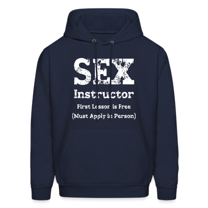 Sex Instructor Hoodie - navy