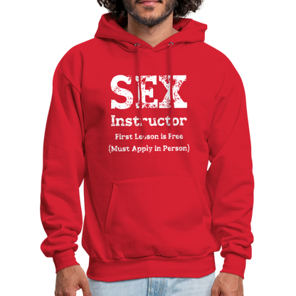 Sex Instructor Hoodie - red