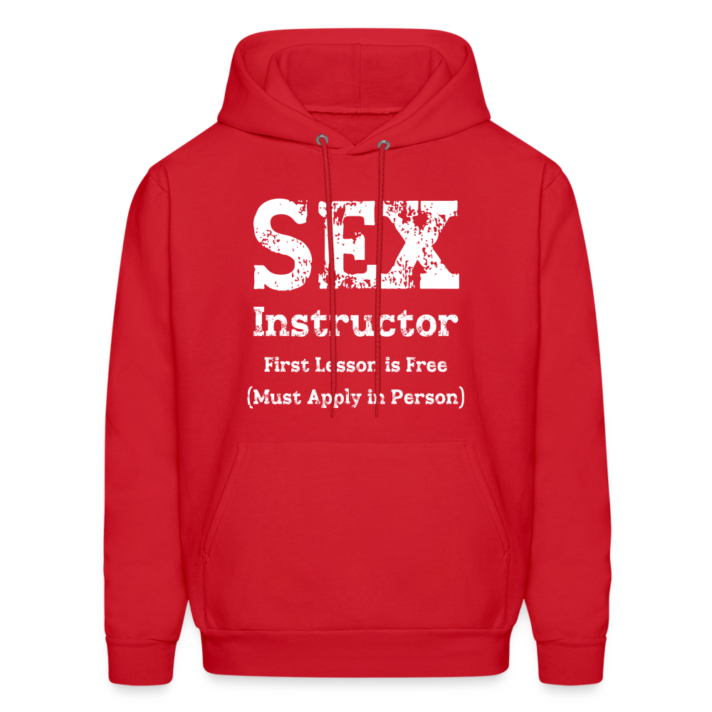 Sex Instructor Hoodie - red