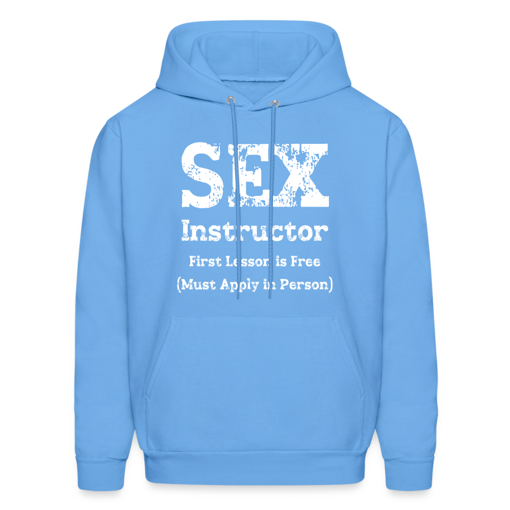 Sex Instructor Hoodie - carolina blue