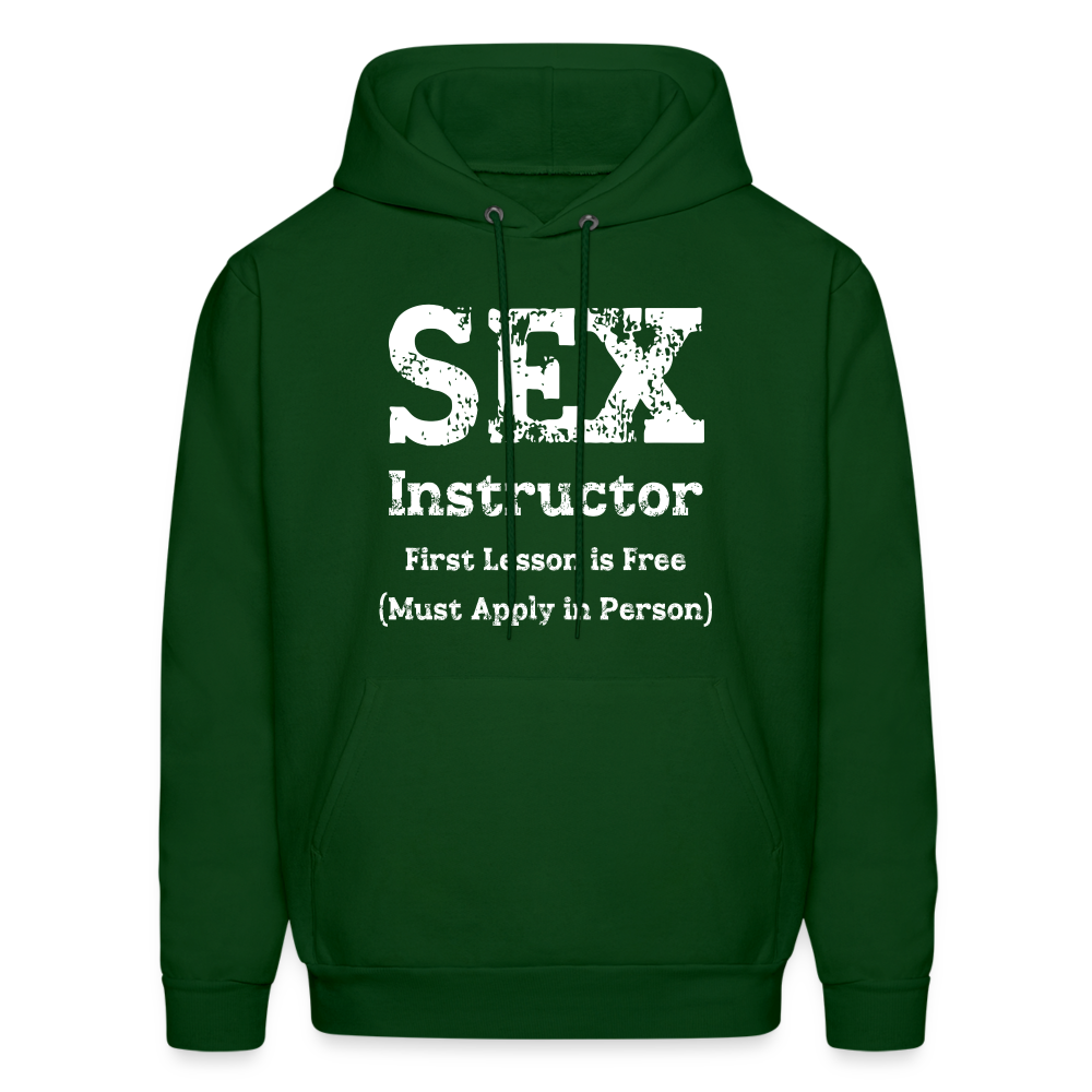 Sex Instructor Hoodie - forest green