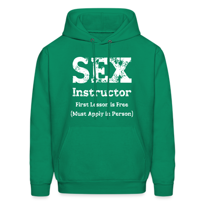 Sex Instructor Hoodie - kelly green