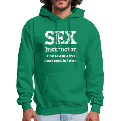 Sex Instructor Hoodie - kelly green