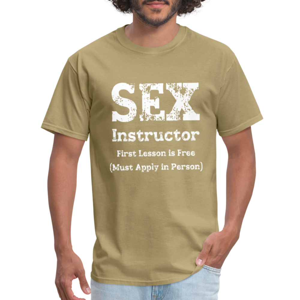 Sex Instructor T-Shirt - khaki