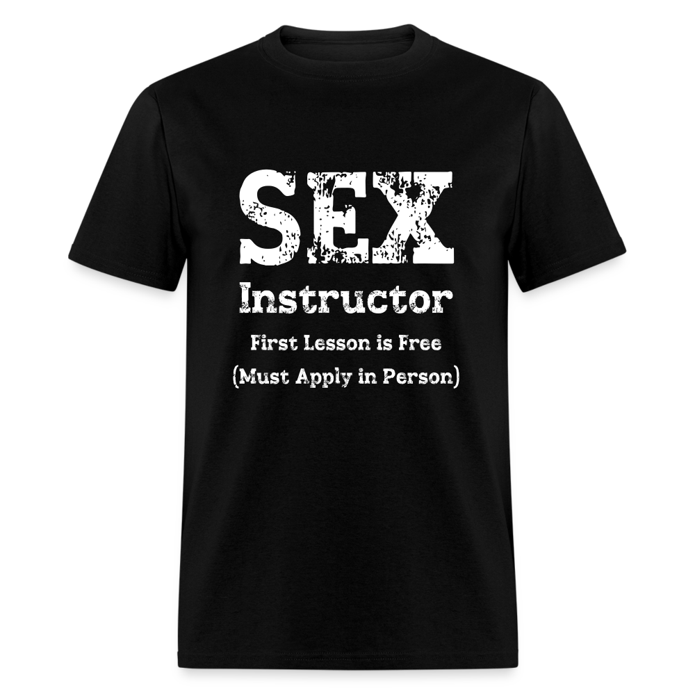 Sex Instructor T-Shirt - black