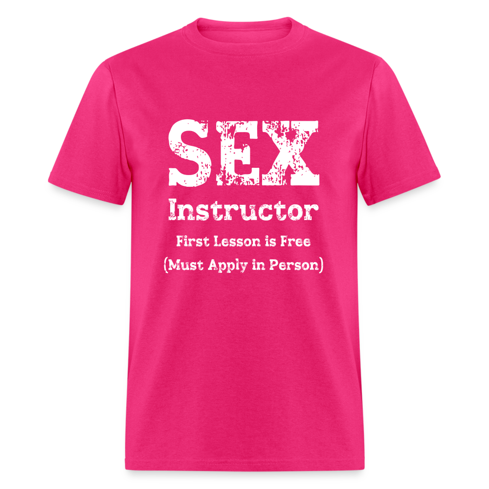 Sex Instructor T-Shirt - fuchsia