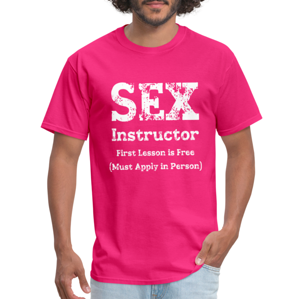 Sex Instructor T-Shirt - fuchsia