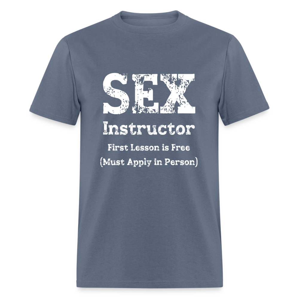 Sex Instructor T-Shirt - denim