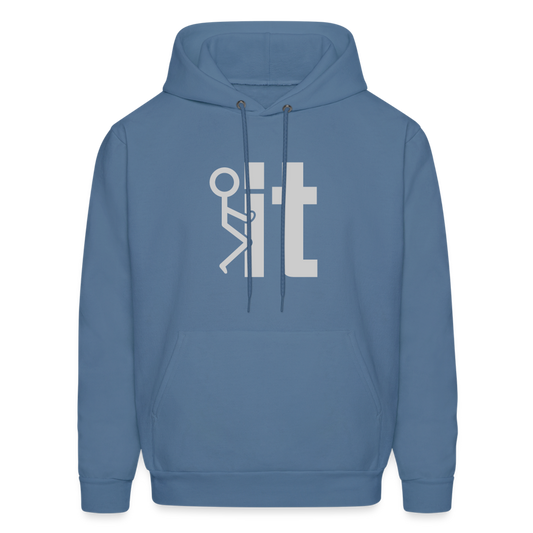 F it Hoodie (Funny & Carefree) - denim blue