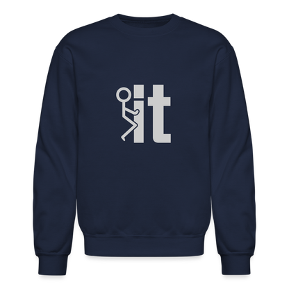 F it Sweatshirt (Funny & Carefree) - navy