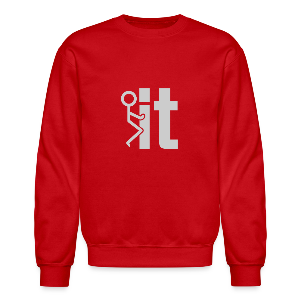 F it Sweatshirt (Funny & Carefree) - red