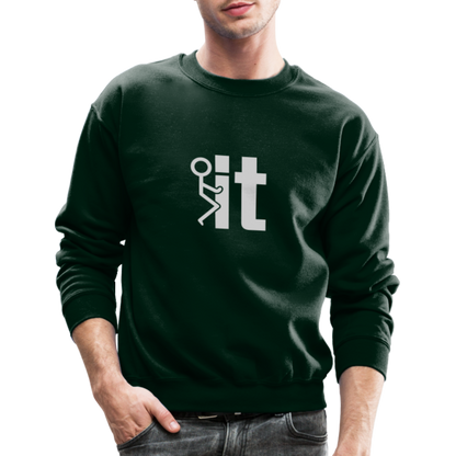 F it Sweatshirt (Funny & Carefree) - forest green