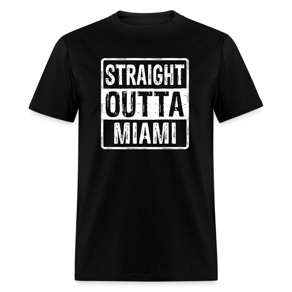 Straight Outta Miami T-Shirt (Florida) - black