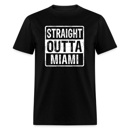 Straight Outta Miami T-Shirt (Florida) - black