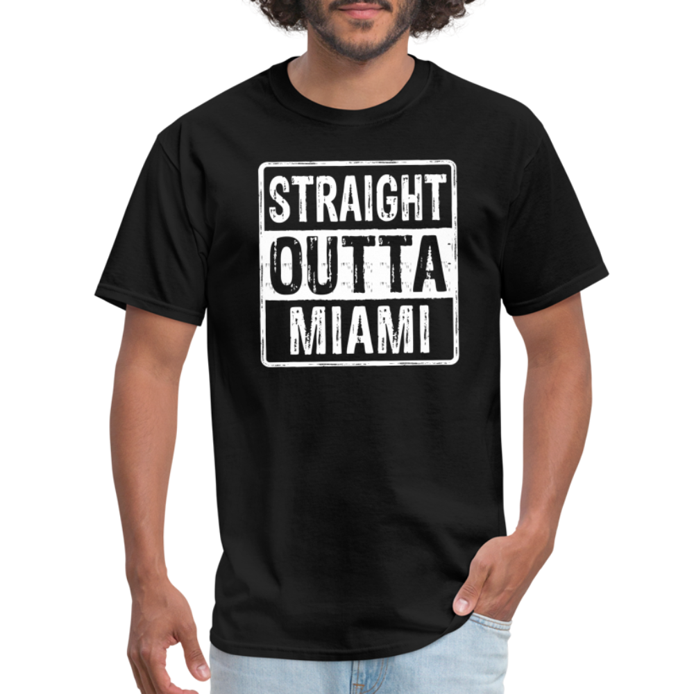 Straight Outta Miami T-Shirt (Florida) - black