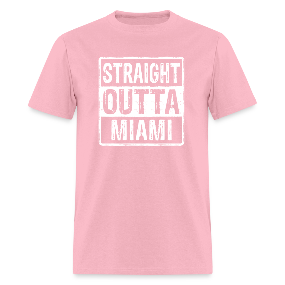 Straight Outta Miami T-Shirt (Florida) - pink