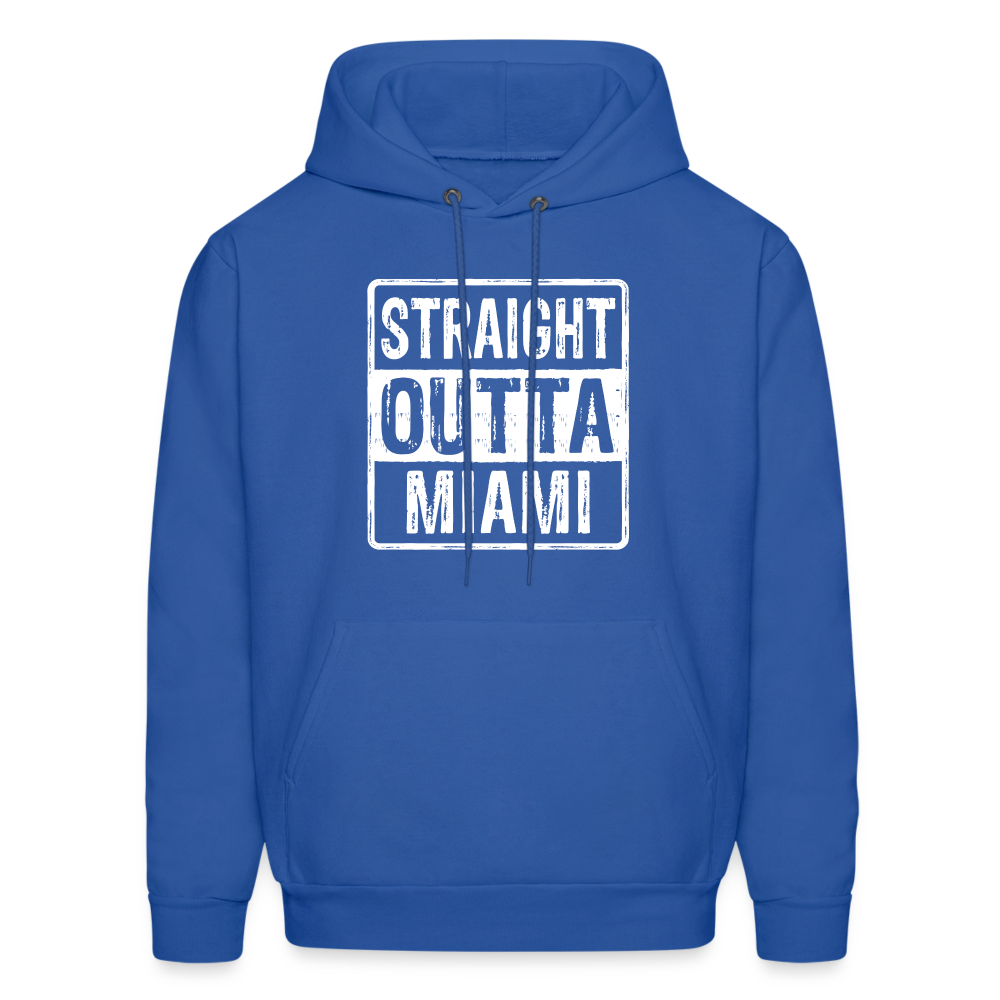 Straight Outta Miami Hoodie (Florida) - royal blue