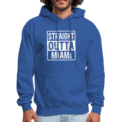 Straight Outta Miami Hoodie (Florida) - royal blue