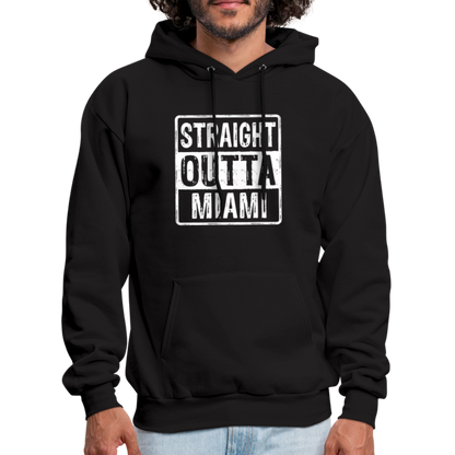 Straight Outta Miami Hoodie (Florida) - black