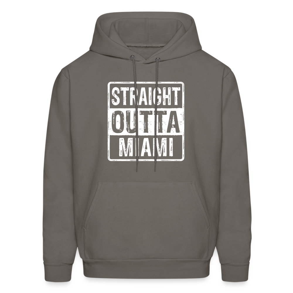 Straight Outta Miami Hoodie (Florida) - asphalt gray